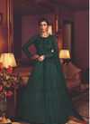 Dark Green Colour Latest Fancy Heavy Designer Wedding Wear Butterfly Net With Heavy Diamond Work Salwar Suit Collection 6510-C